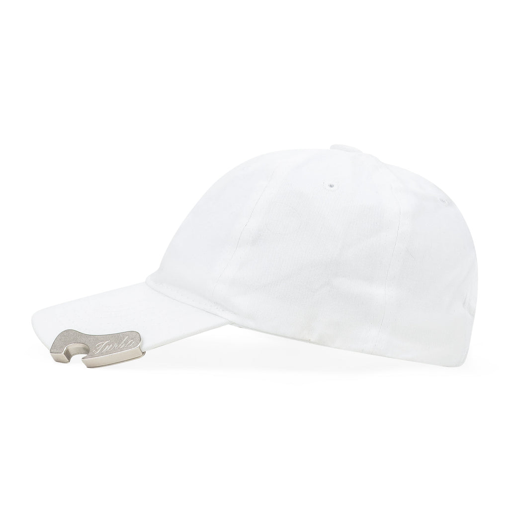 WHITE BOTTLE OPENER CAPOS CAP