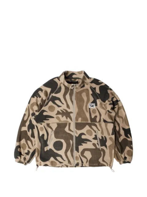 BY PARRA Just Like Heaven abstract-print fleece jacket