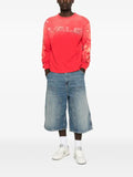 Vale graphic-print distressed sweater